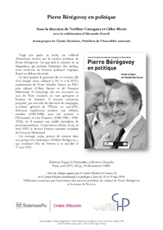 Pierre Brgovoy en politique (document de prsentation)