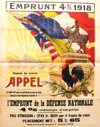 Appel pour l'emprunt de la dfense nationale - Comit du Loiret (1918)